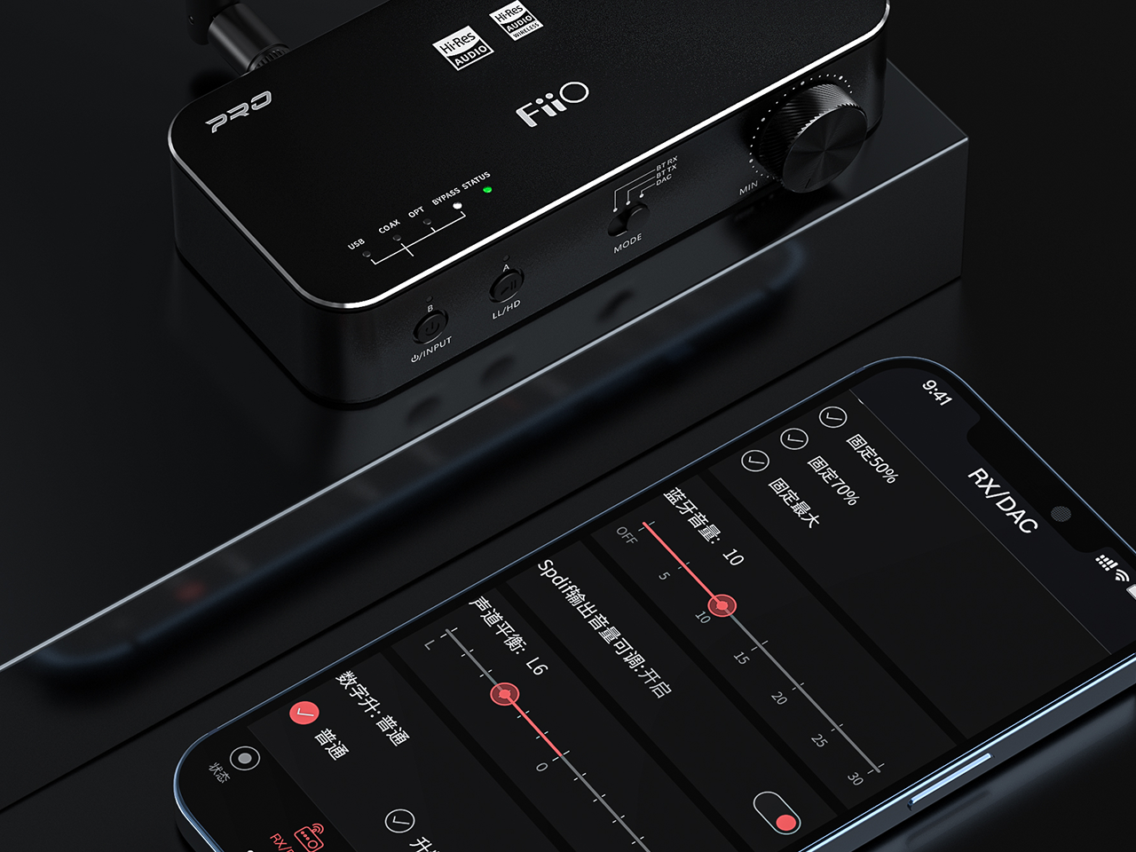 Fiio Bluetooth BTA30 Pro USB DAC レシーバー