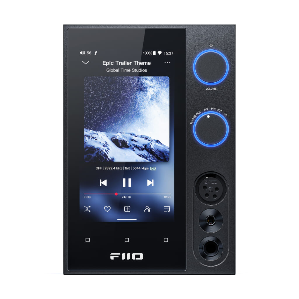 FiiO M9 ブラック Bluetooth/Wi-Fi/バランス出力対応 ハイレゾ対応